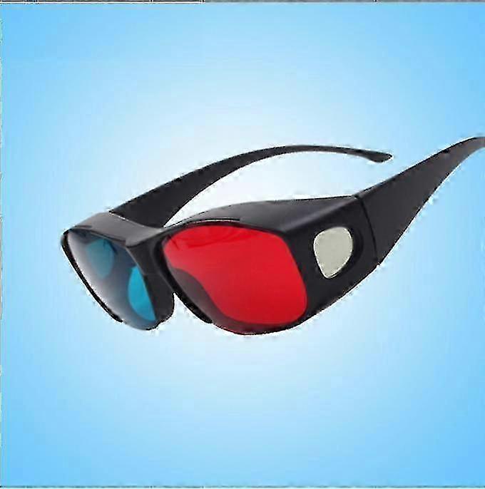 Rote und blaue 3D-Brille Einfache 3D-Brille