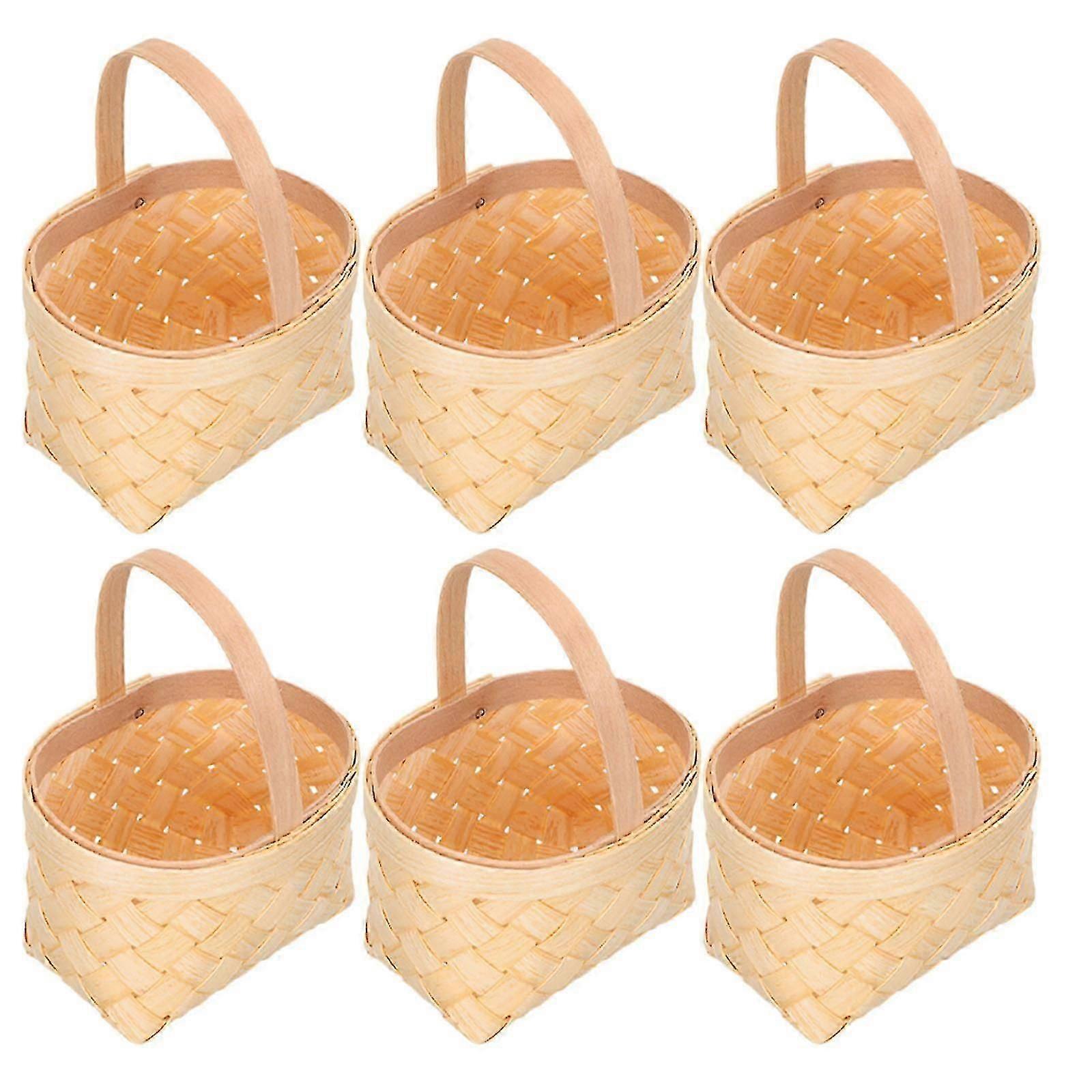Small Candy Baskets Mini Woven compatible with Candy Storage 18Pcs Set