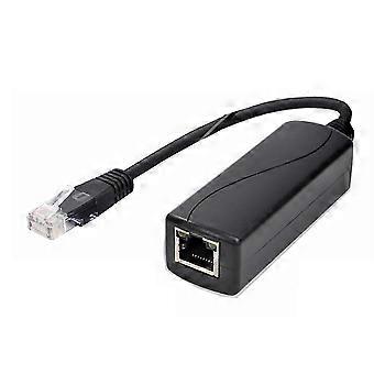 48V to 24V POE Converter with 100M Ethernet Speed PoE to 24 Voltage Regulator Mode B compatible with MikroTik Ubiquiti Passive