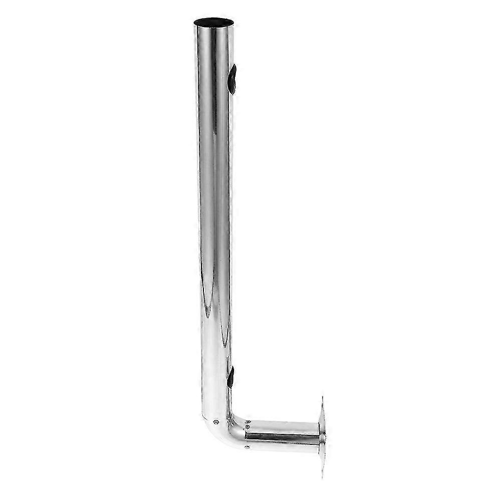 Support de fixation universel pour pont sans fil, en acier inoxydable, en forme de L, pour antenne et mât, compatible avec une utilisation extérieure.