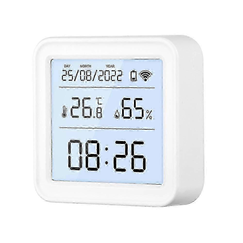Tuya Zigbee Temperature Humidity Sensor Hygrometer Thermometer Detector Smart Life Remote Control S LBL