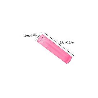 Empty Lipstick Tube 24Pcs Pink Portable Tube for Storage Use