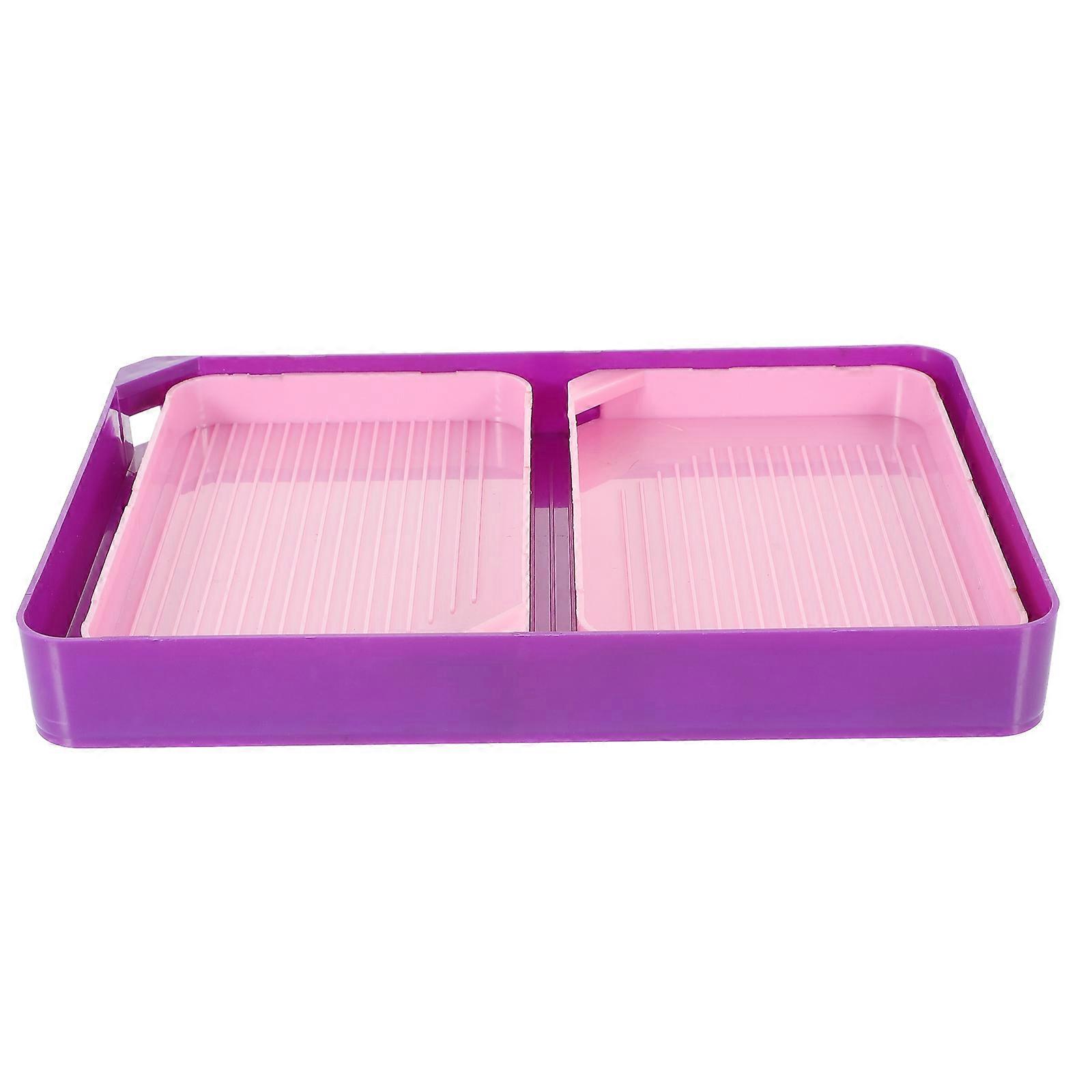 Diamond Storage Tray Pink for Organizing 3Sets Large Capacity Containers
