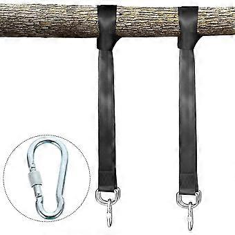 1 set di accessori per altalena, cinghie per altalena, kit di supporti per appendere, appendiabiti resistente, gruccia per vestiti resistente, accessori per yoga, tessuto non tessuto di poliestere