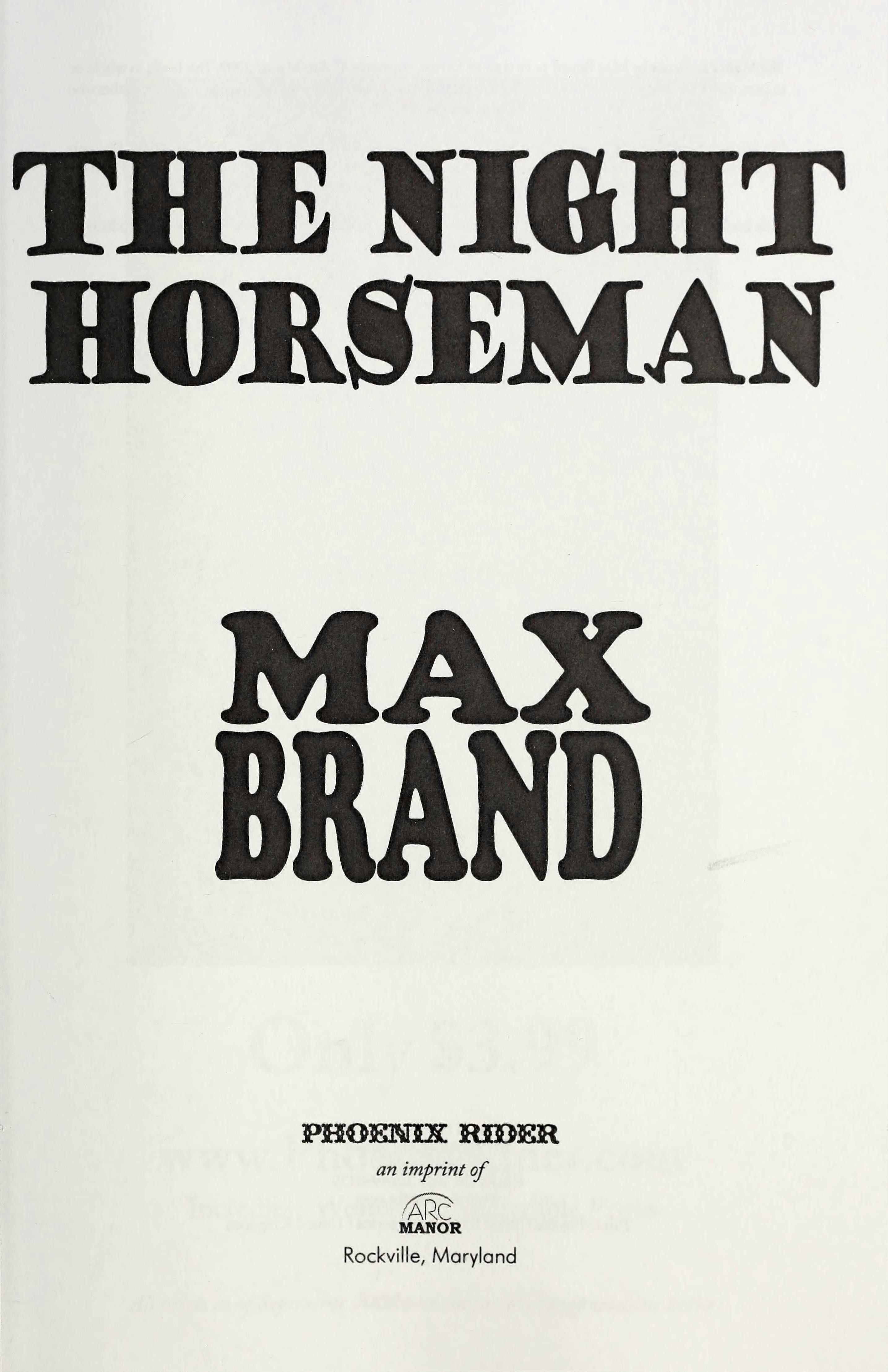The night horseman