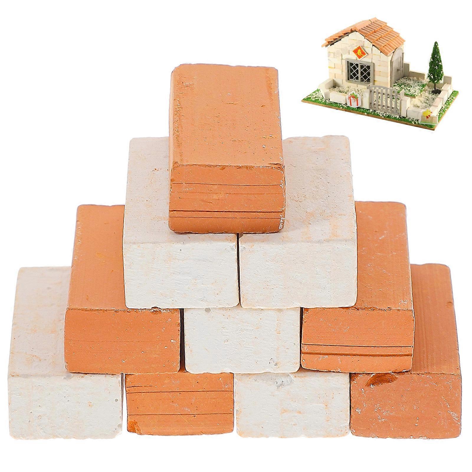 60Pcs DIY Miniature Bricks for Simulation in Assorted Colors