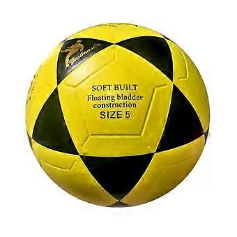 Match Training PVC Soccer Ball Size 5 for Youth Yellow mks ZT