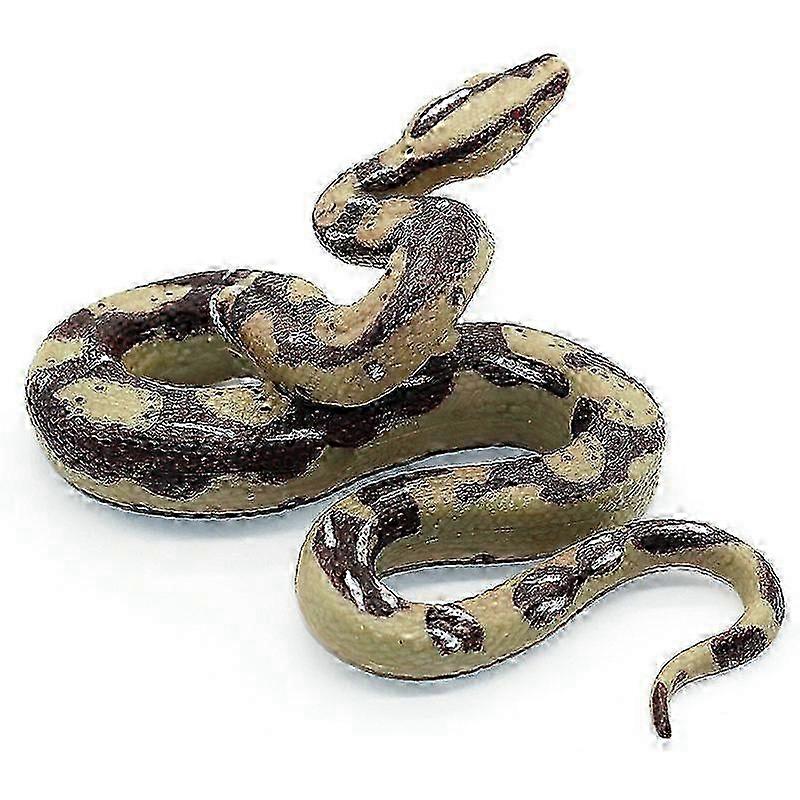 New Lifelike Rubber Snake with Remote Control - Prank Figures, Realistic Python Design for Party Props