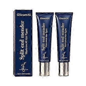 Hårserum, Reparasjon av splittede tupper, Reparasjon av skadede tupper, Anti-frizz-behandling med linfrøekstrakt og keratin for tørt og skadet hår - Lett leave-in-behandling