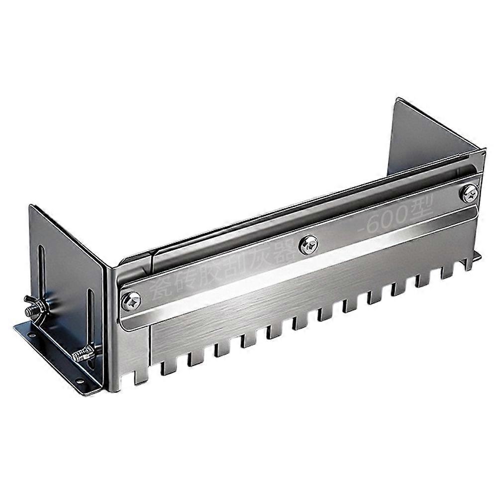 Heavy-Duty Square-Tooth Tile Spreader - Retractable Durable Multifunctional Time-Saving Scraper A