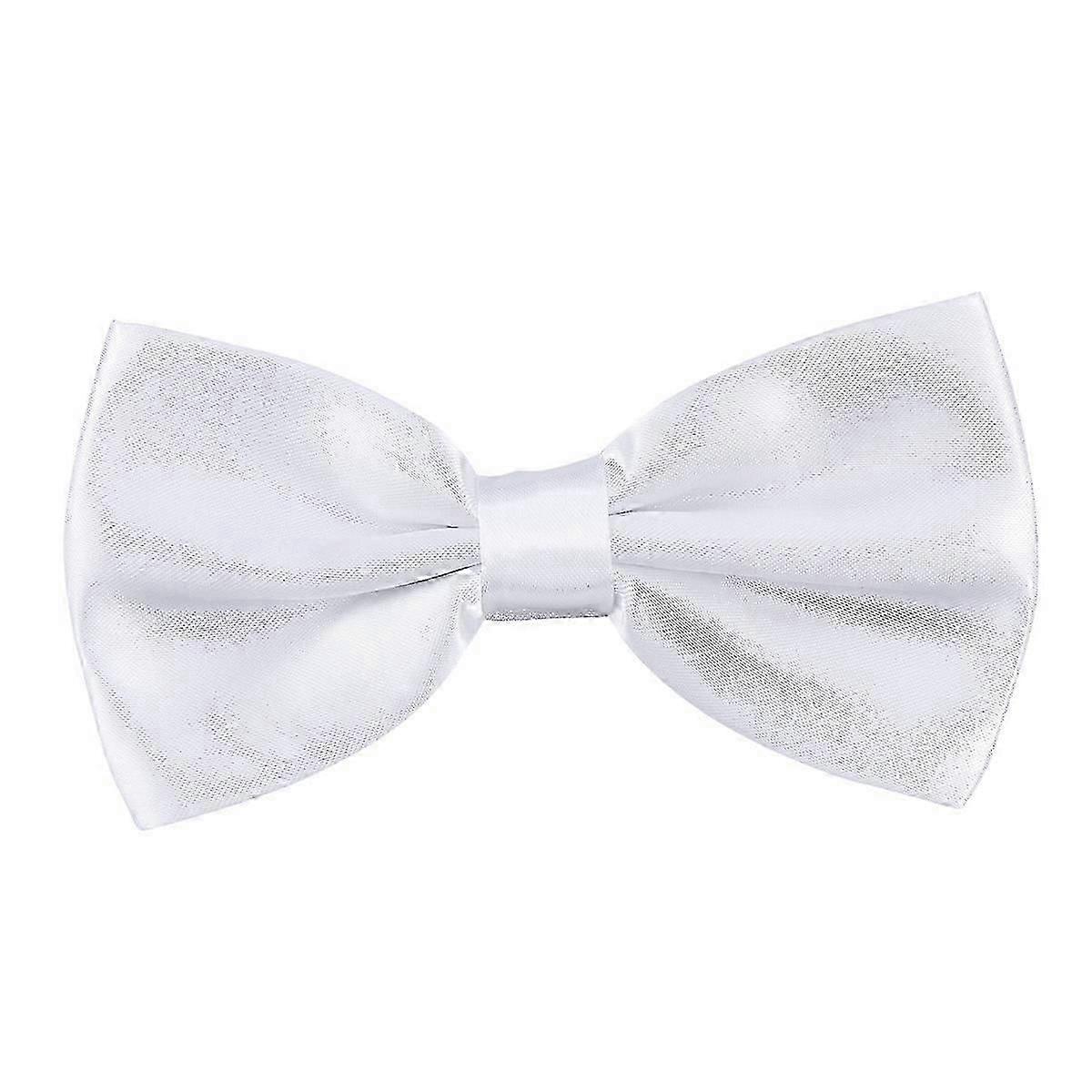 2Pcs MenS Adjustable Bow Tie Polyester Silk Party Bowknot