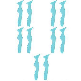 Eyeliner Stencils Silicone Multi-Function Eyeliner Aid for Makeup 10Pcs