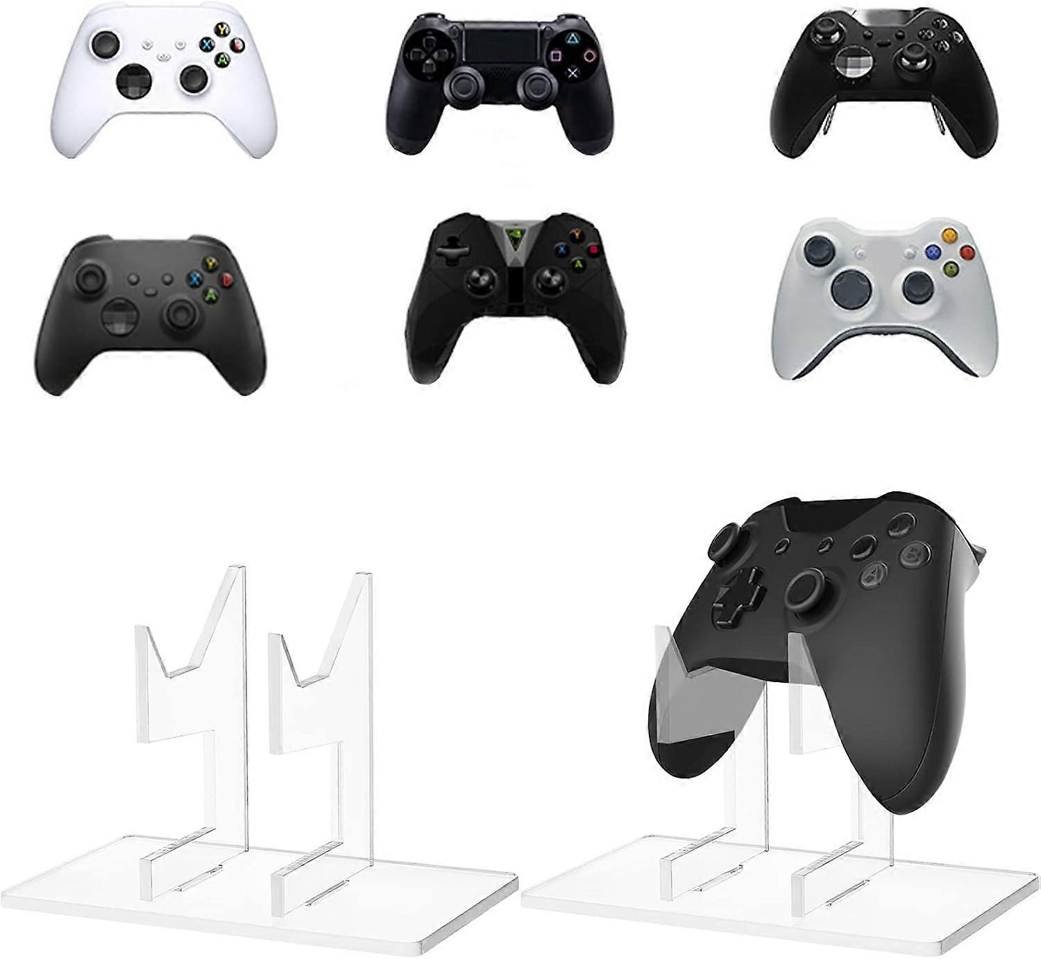 2 Sets Game Controller Stand Holder Universal Controller Stand Holder Modern and Retro Game Controllers Gaming Controller Holder for Storage