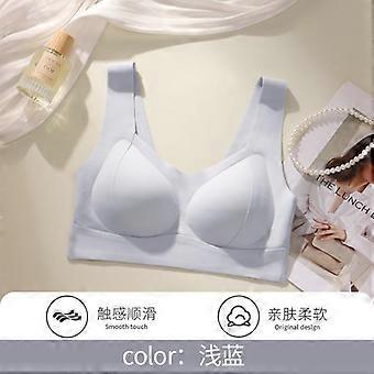 Women Seamless Smooth Wireless Fixed Cup Vest Style Push Up Shaping Bra
