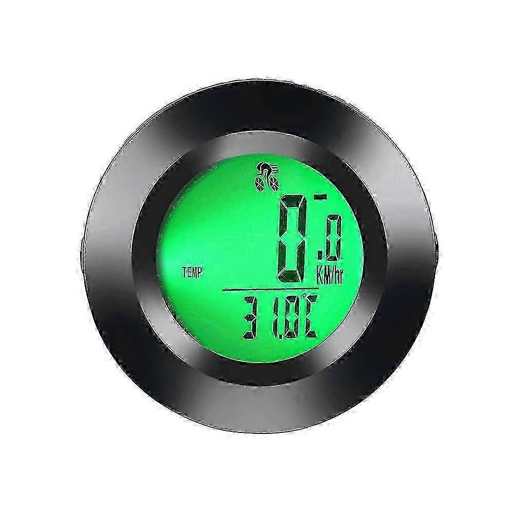 LCD Waterproof Wireless Bicycle Speedometer Bike Computer Black
