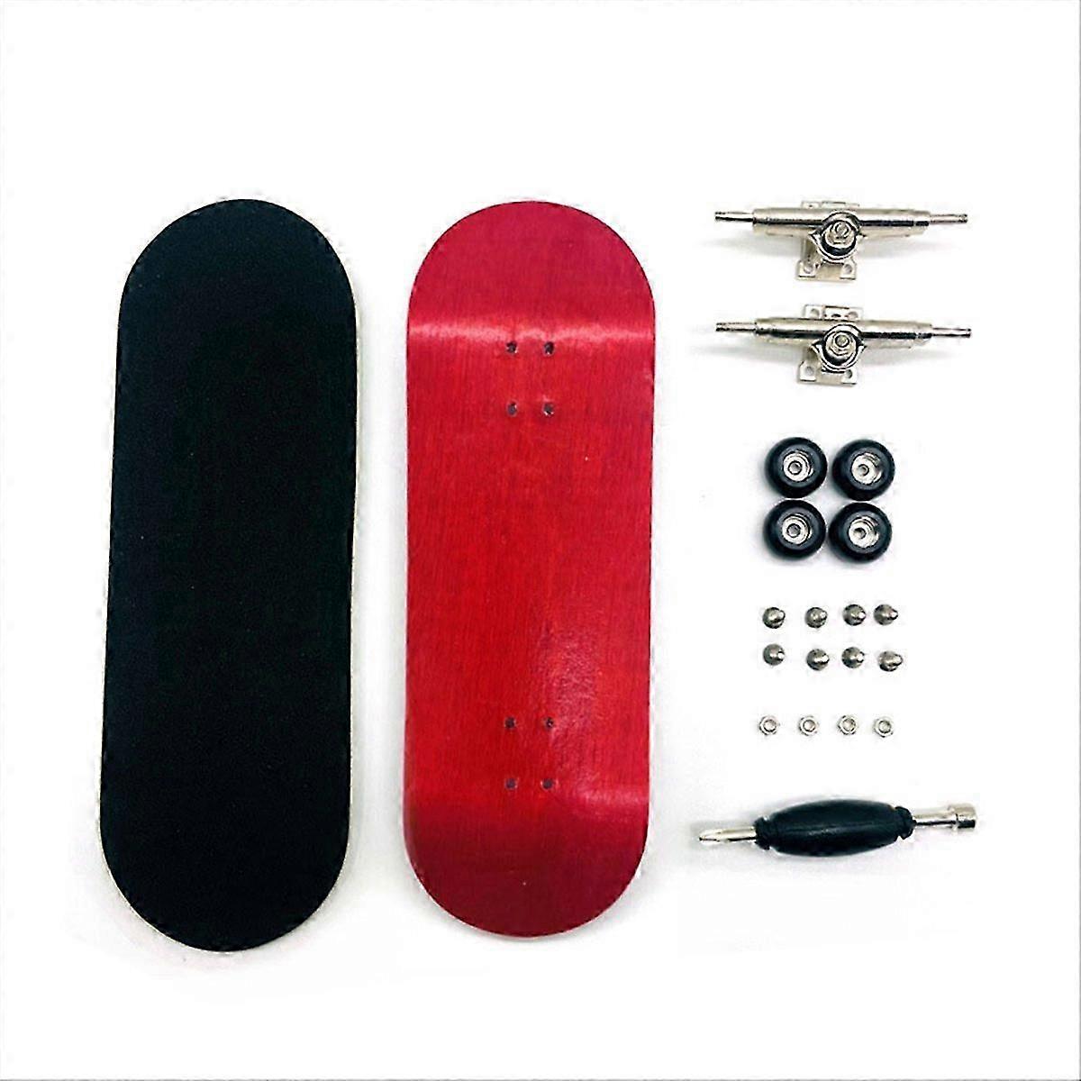 Finger skateboard board width 32mm professional maple red