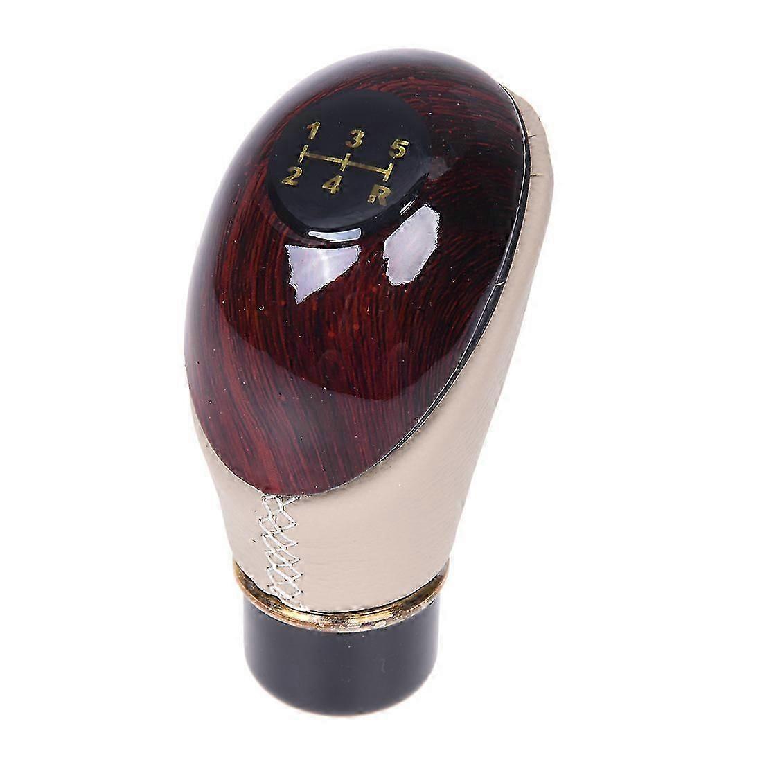 Universal shift knob for manual transmission with leather