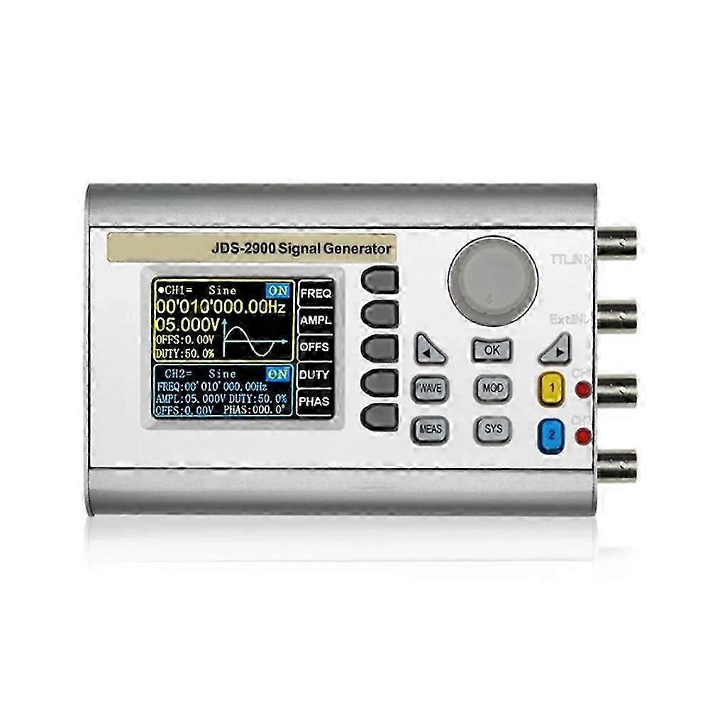 JDS2900 Dual Channel DDS Function/Arbitrary Waveform Signal Generator/Frequency Meter Precision Generator 50MHz EU Plug