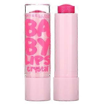 3 x Maybelline, Baby Lips Crystal, hydraterende lippenbalsem, kleur 140 Pink Quartz, 4,4 g.
