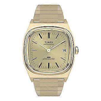 Zegarek Timex Automatic 1983 E Line 34 mm ze stali nierdzewnej z rozszerzaną bransoletą TW2Y07200