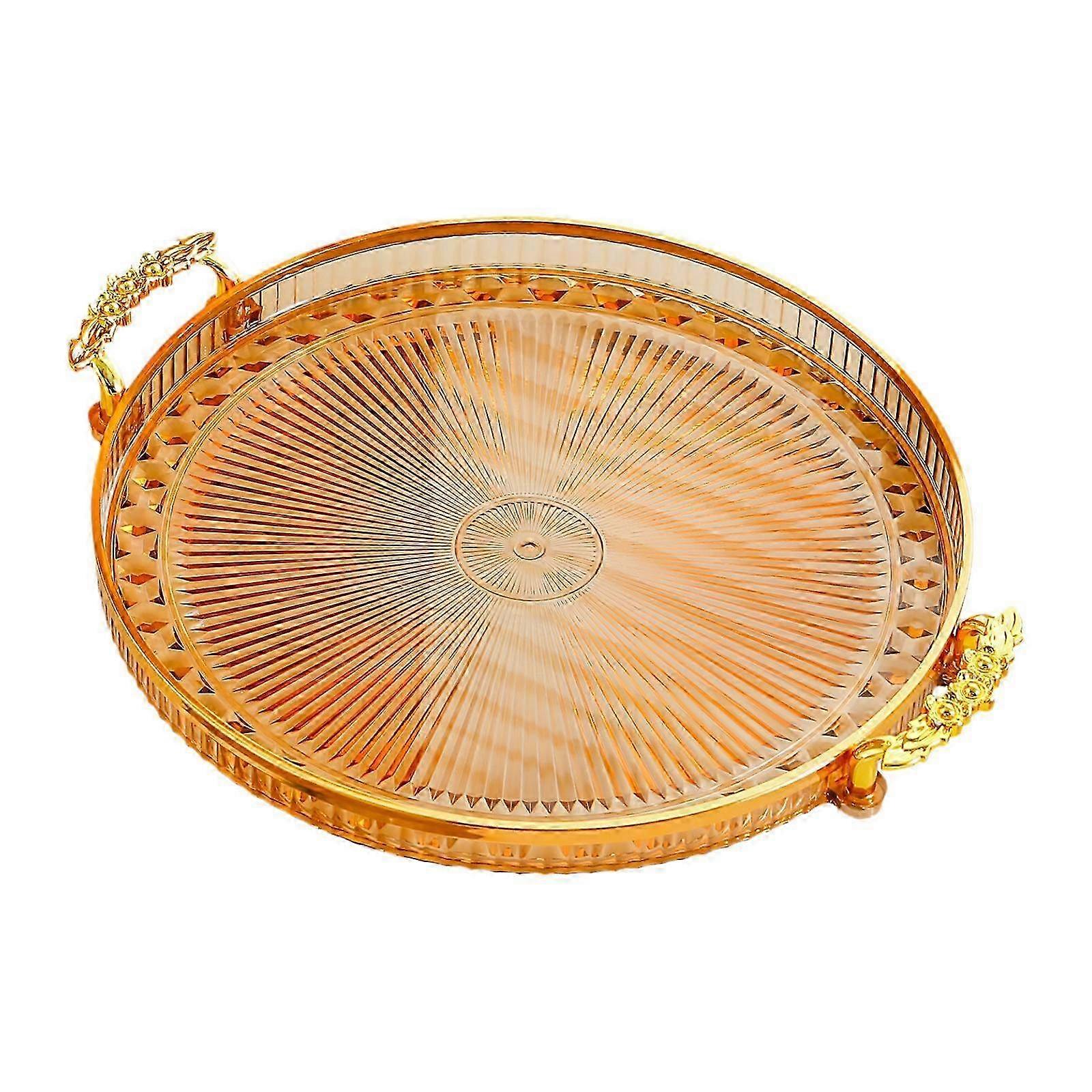 Round Fruit & Dessert Serving Tray