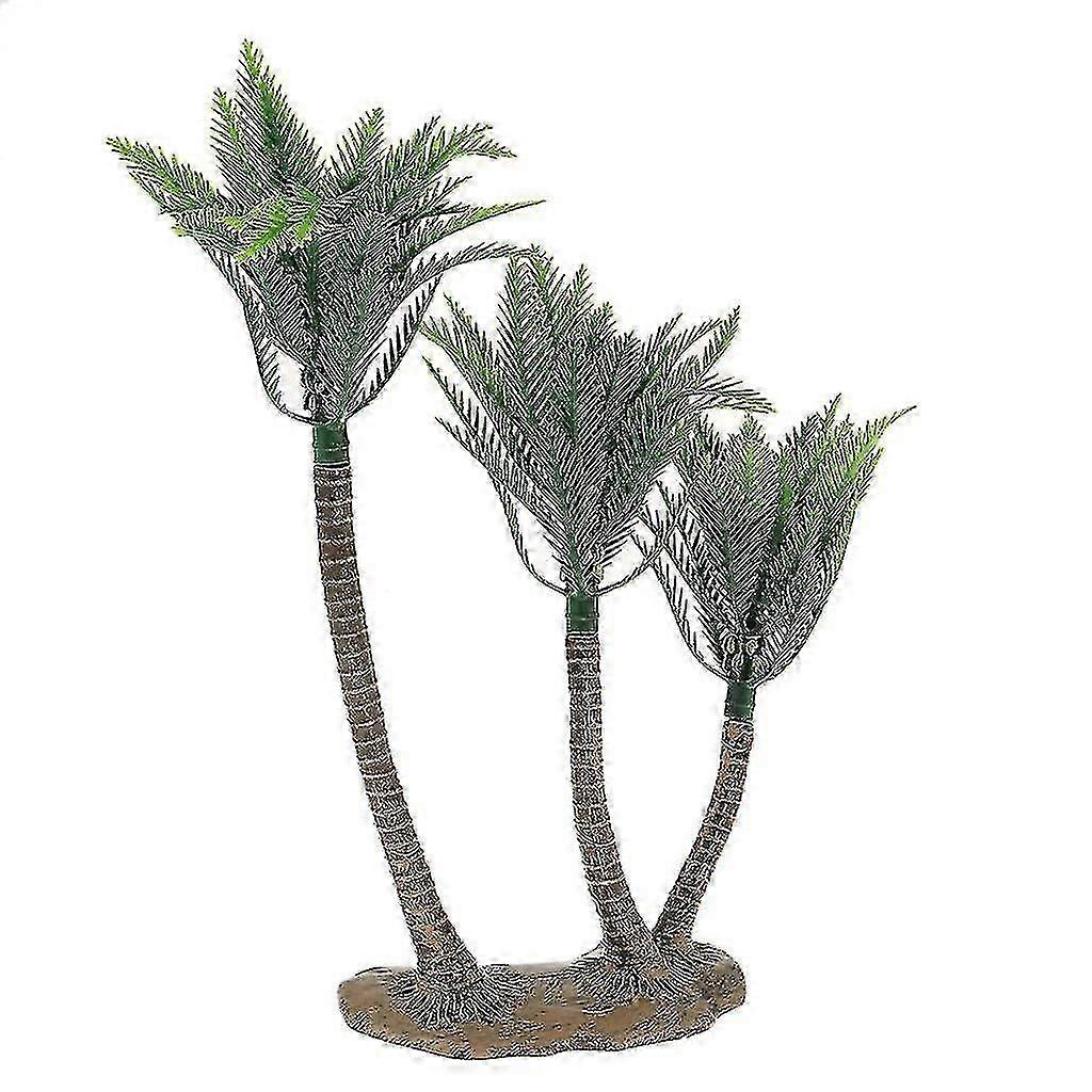 Miniature Plastic Palm Tree 28cm
