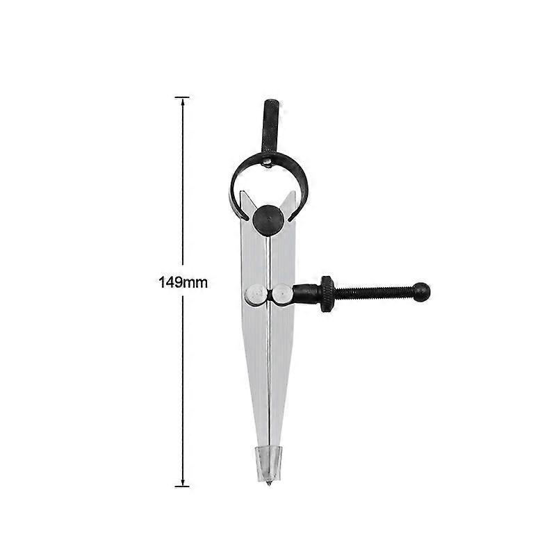 Spring Divider Calipers, Precision Spring Dividers Calipers for Geometry(1pc, black, as shown)