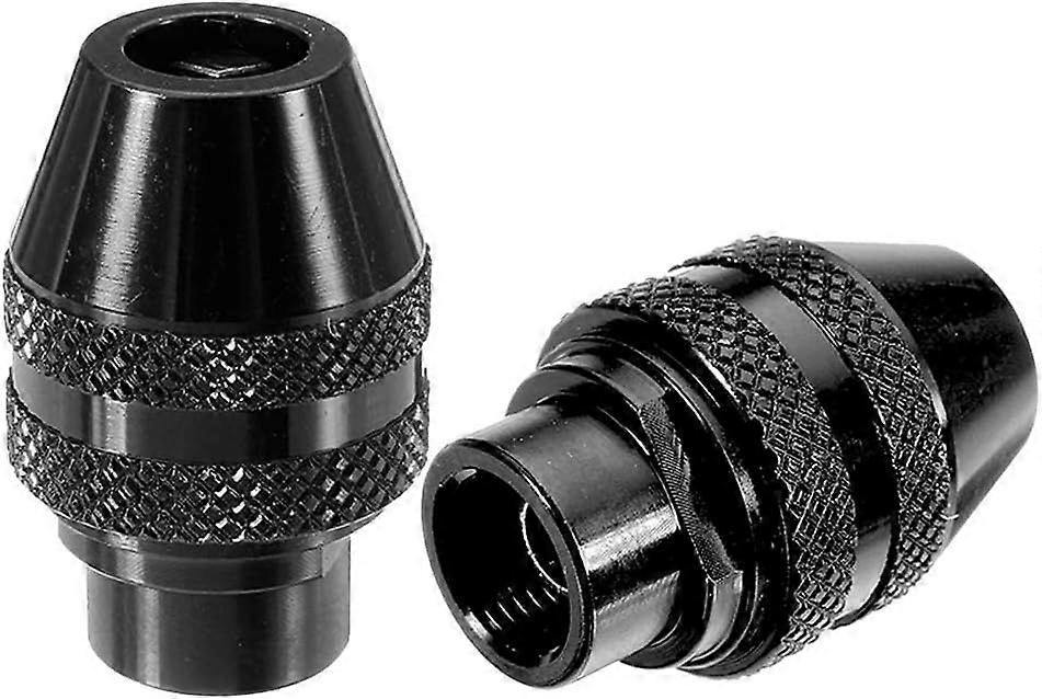 Multi Quick Change Chucks 3-Jaw Mini Keyless Chuck Replacement Accessory(10pcs, black)
