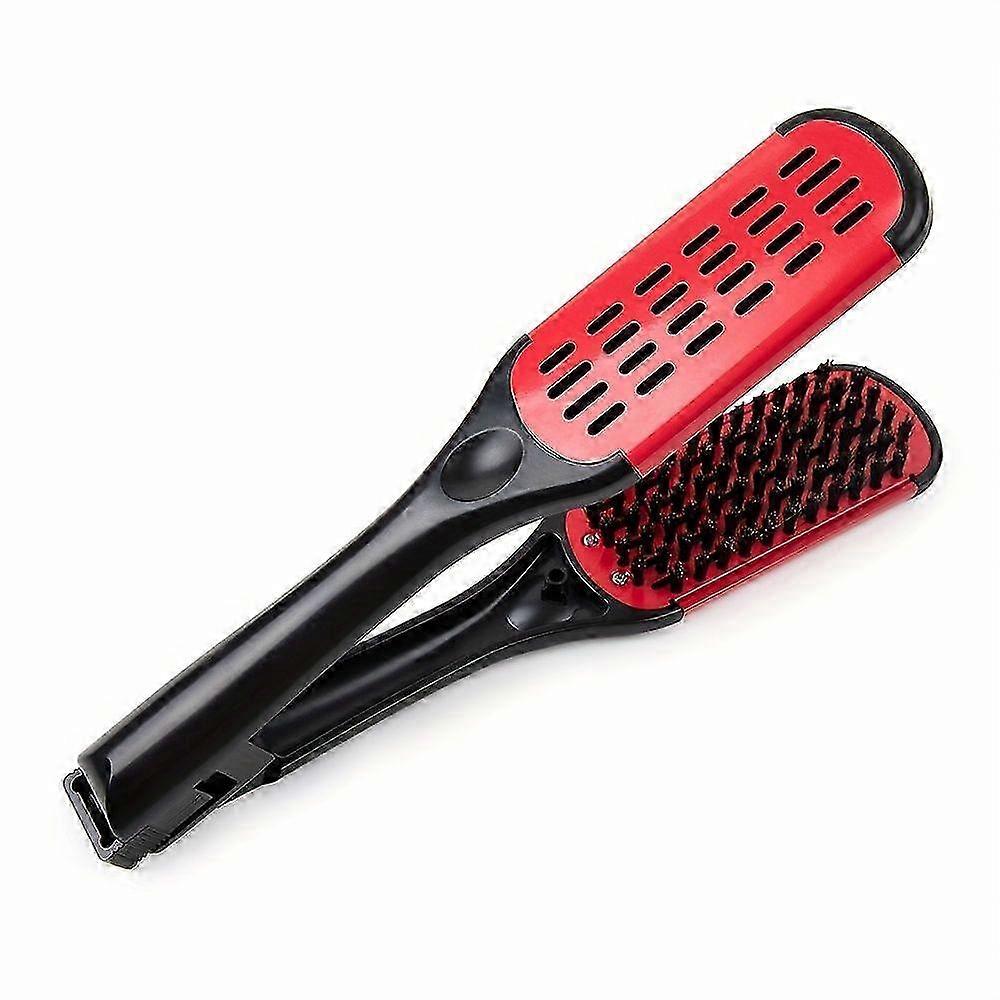 Dual-Function V-Shaped Heated Hair Comb