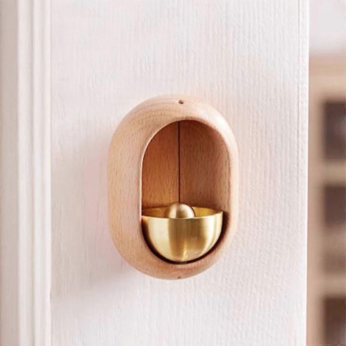 Brass-Chime Wooden Entry Bell
