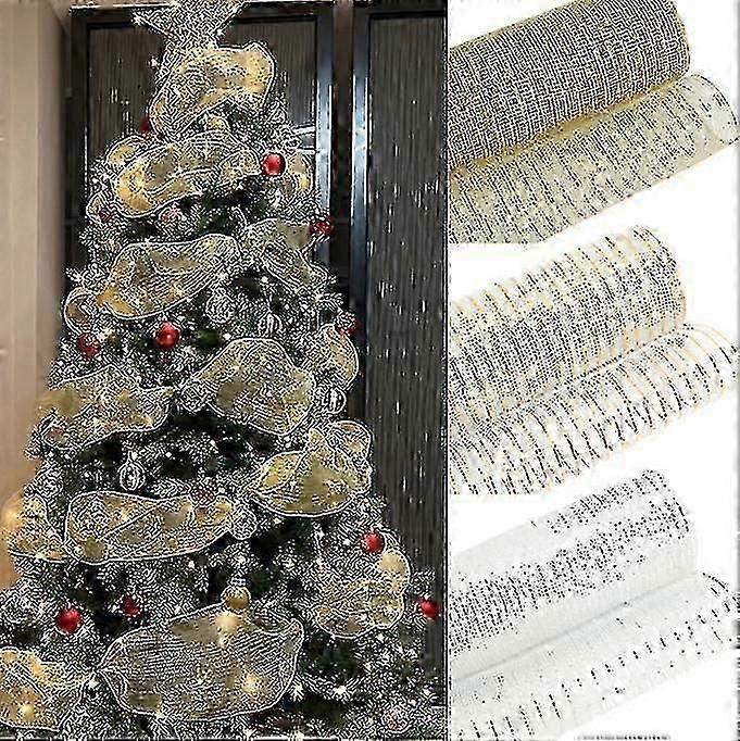 Christmas Tree Ribbon compatible with Xmas Tree Decorations KF
