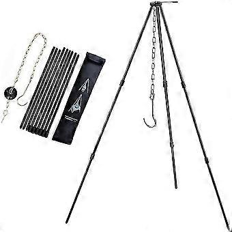 Camping Tripod For Cooking Lightweight Aluminum Alloy Campfire Tripod Heavy Duty For Camping Picnic@ff
