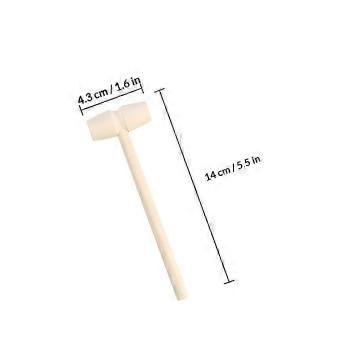 Wooden Mini Hammer Mallet for Girl Beat Toy 20Pcs Baby Pounding Toy-ad