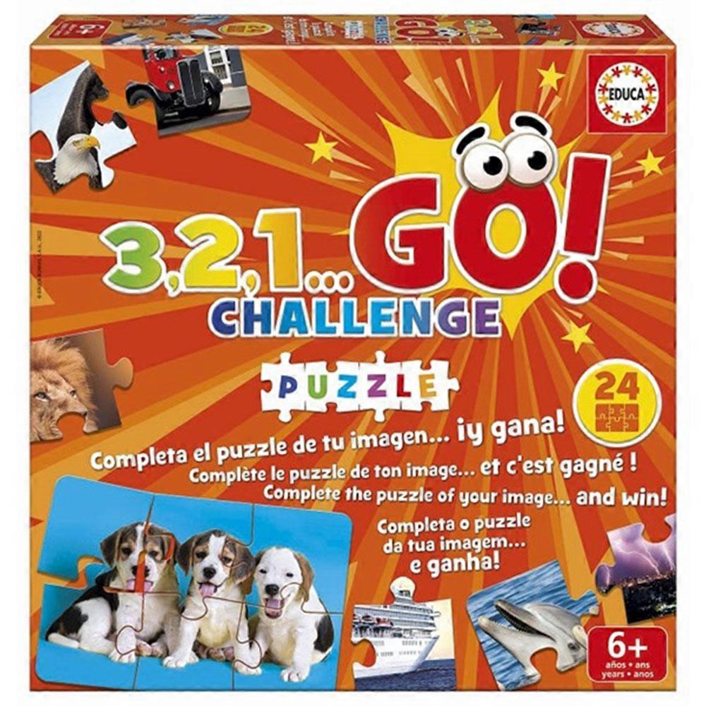 Educa 3,2,1 Go Challenge Game - Puzzle