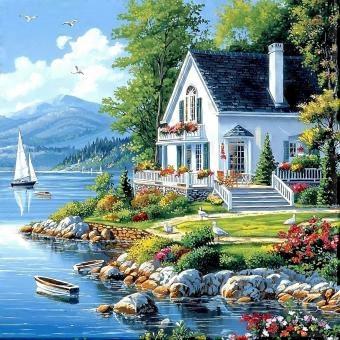 Jigsaw Puzzle for Adults, Landscape Jigsaw Puzzles On RNB1221