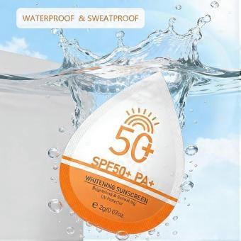 45pcs15 Pack Mini Sunscreen, SPF50+ PA+ Whitening Sun Cream, Travel Size Waterproof Sunblock, Non-Greasy No White Cast UV Protection for Vacations & O