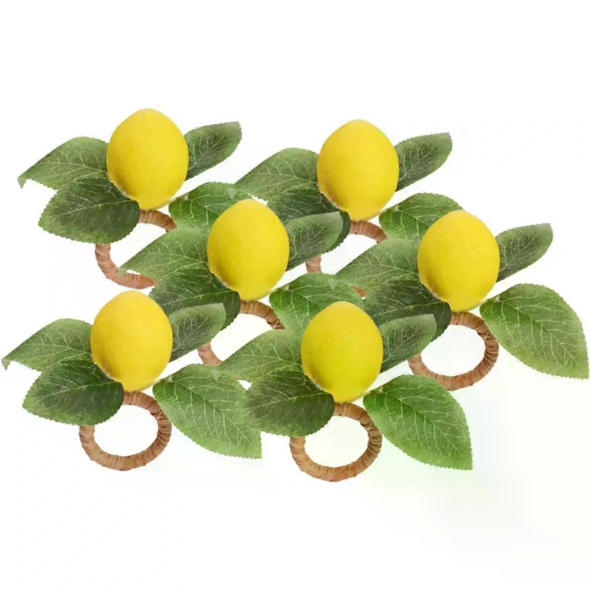 Napkin Rings 6pcs Pe Dining Table Serviette Ring Decor