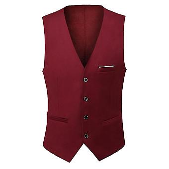 Men´s Suit Vest V-neck Slim Fit Business Vest