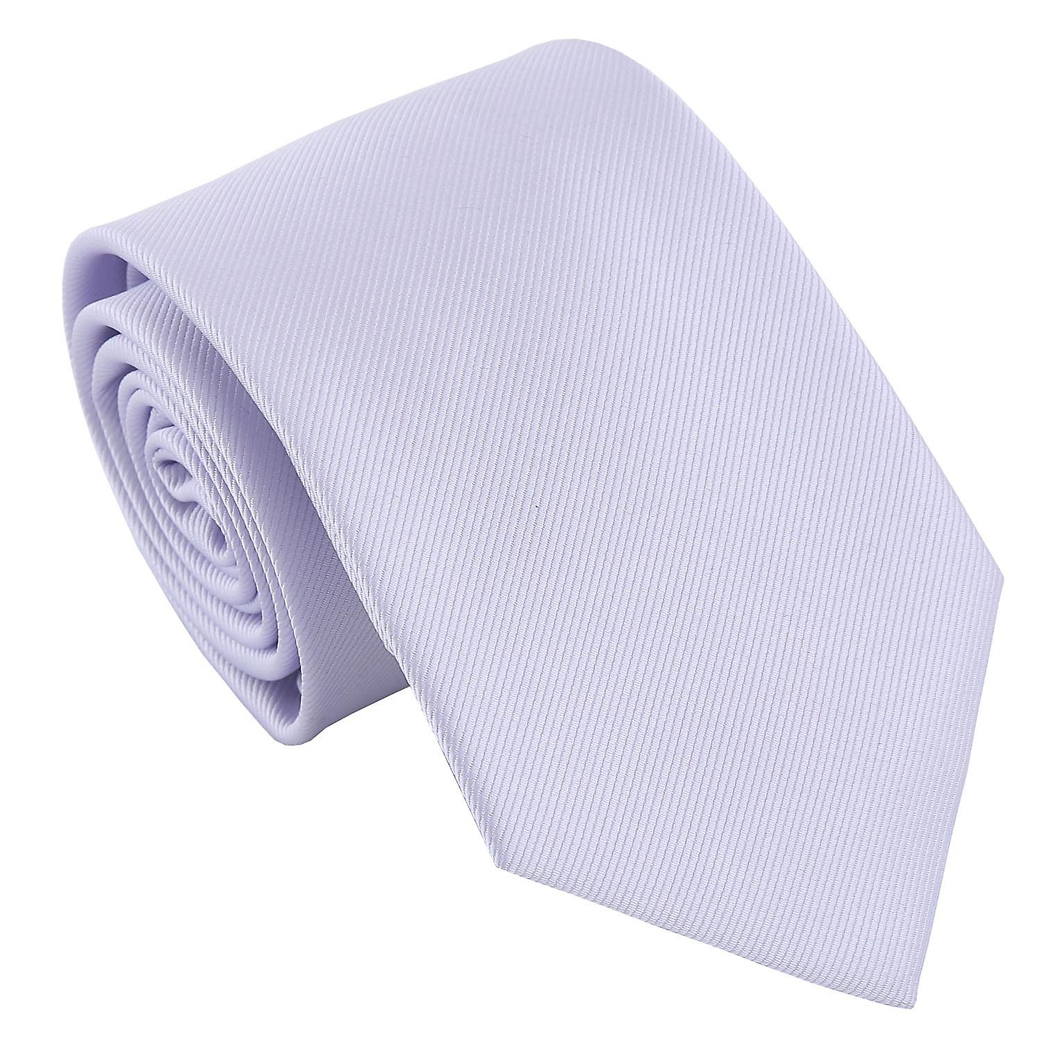 Pastel Lilac Plain Twill Tie