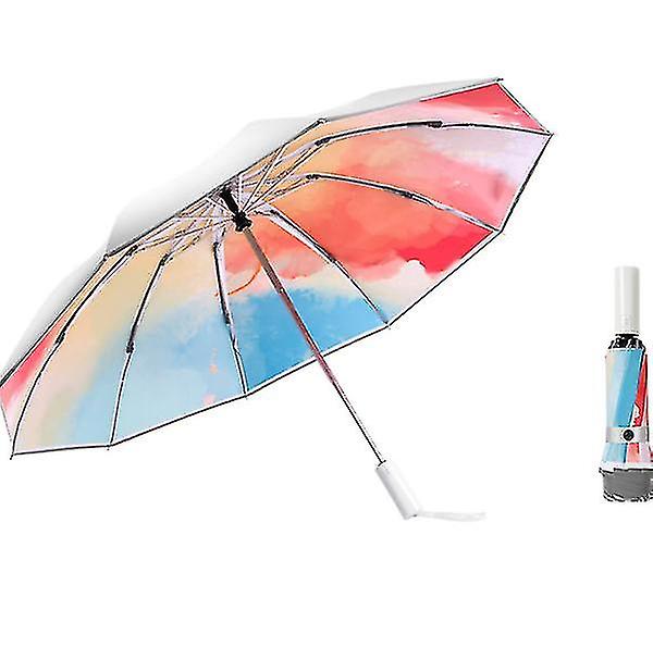 Automatic Umbrella Rain And Rain Umbrella Sunscreen Folding Umbrella