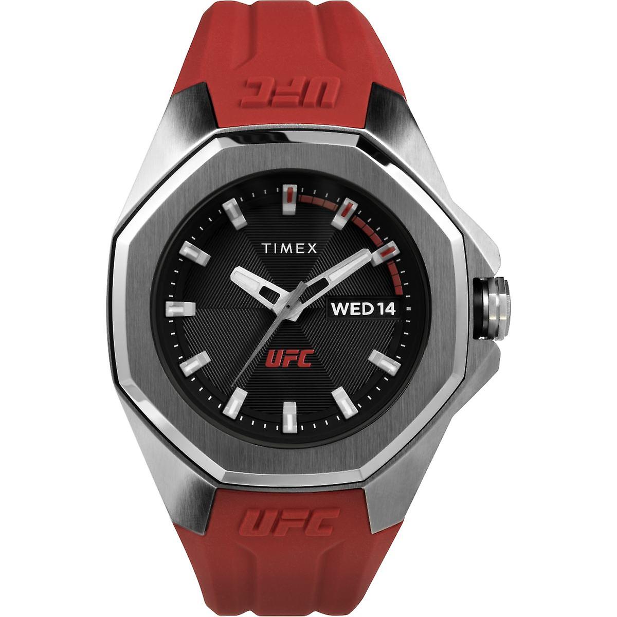 Timex Men's Watch Wristwatch Analog Silicone TW2V57500 UFC Pro