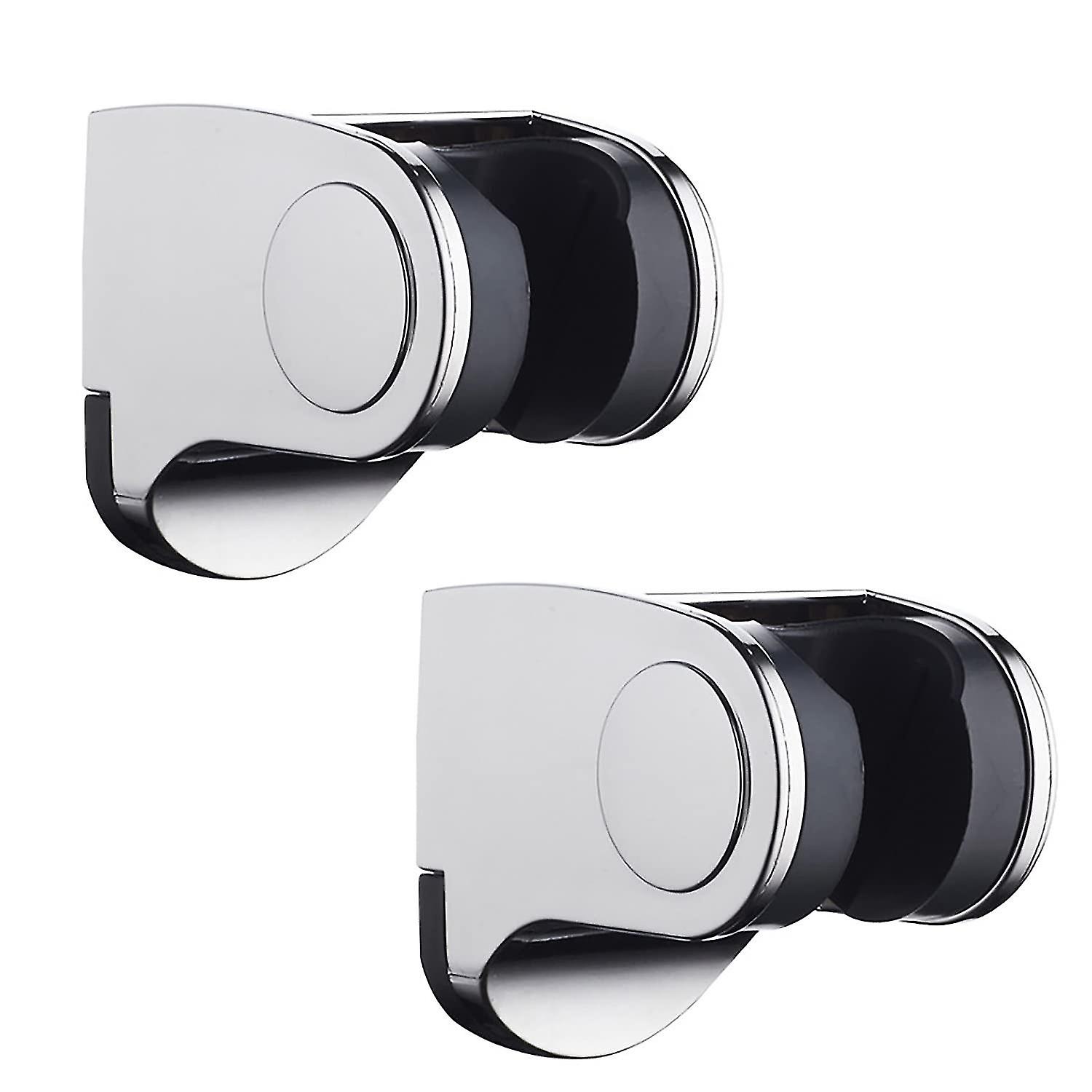 2 Pcs Shower Head Holder Shower Base Adjustable Bathroom Shower Bracket Fixing Seat