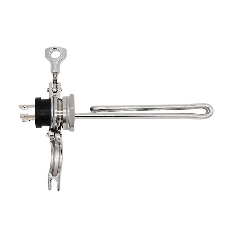 Weldless Heating Element Kit 1650w Ripple Heating Element 120v(23cm) Integrated 1.5“tri Clamp & L6-30p Plug Silicone Gasket