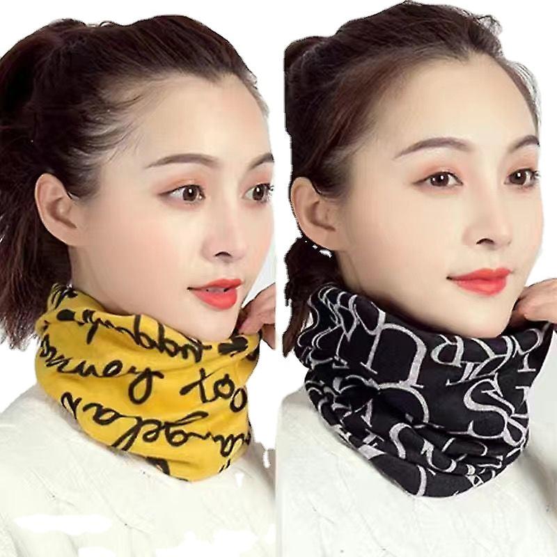 Femmes Faux Col Détachable Demi Chaud Écharpe Masque Pull Écharpe Chapeau