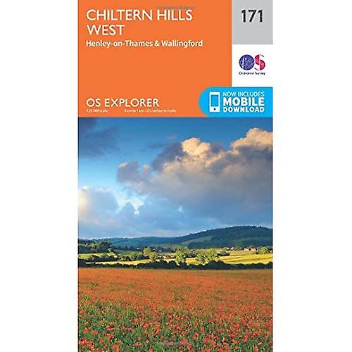 OS Explorer Map (171) Chiltern Hills West, Henley-on-Thames and Wallingford