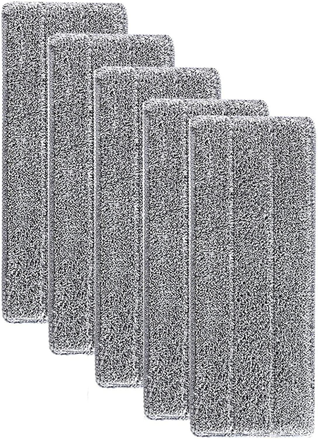Replacement Mop Pads 5 Microfiber Cleaning Pads Flat Mop Cleaning Pads