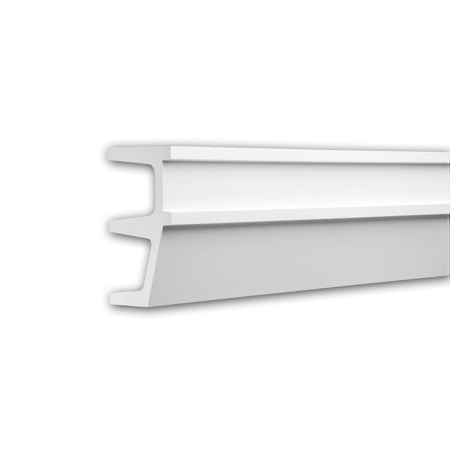 e-Delux GmbH 1 x Cimaise 151603 Profhome blanc Mousse de polyuréthane rigide prétraité léger, solide, indéformable