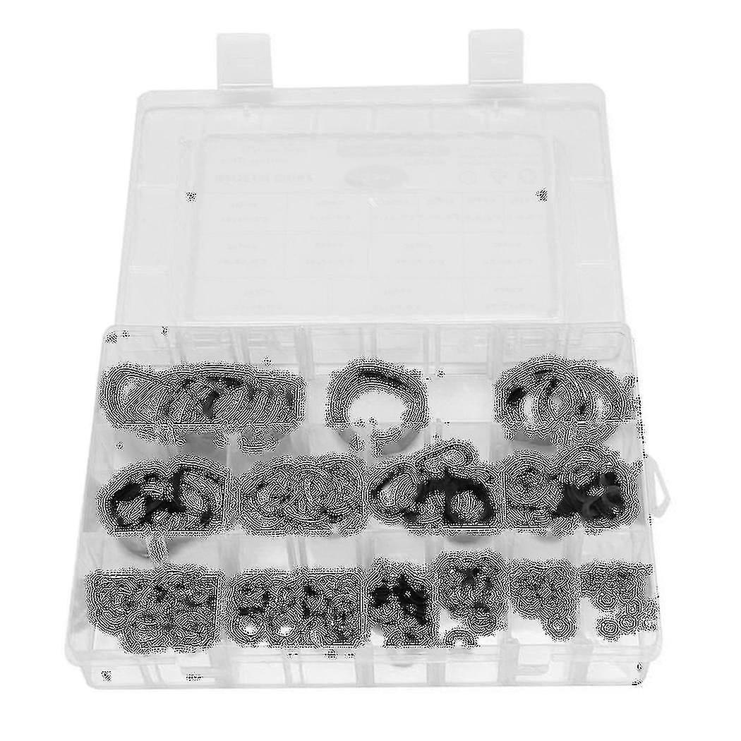 320pcs Carbon Steel Compression Type Wavy Wave Crinkle Spring Three Wave Washers Assortment Kit