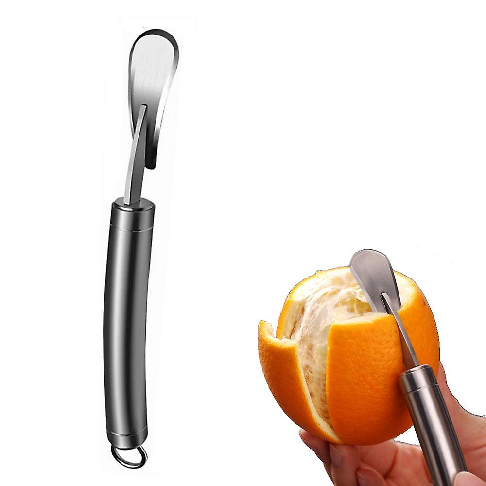 Stainless Steel Citrus Peelers with Ergonomic Grip and Sharp Blades for Kitchen Use