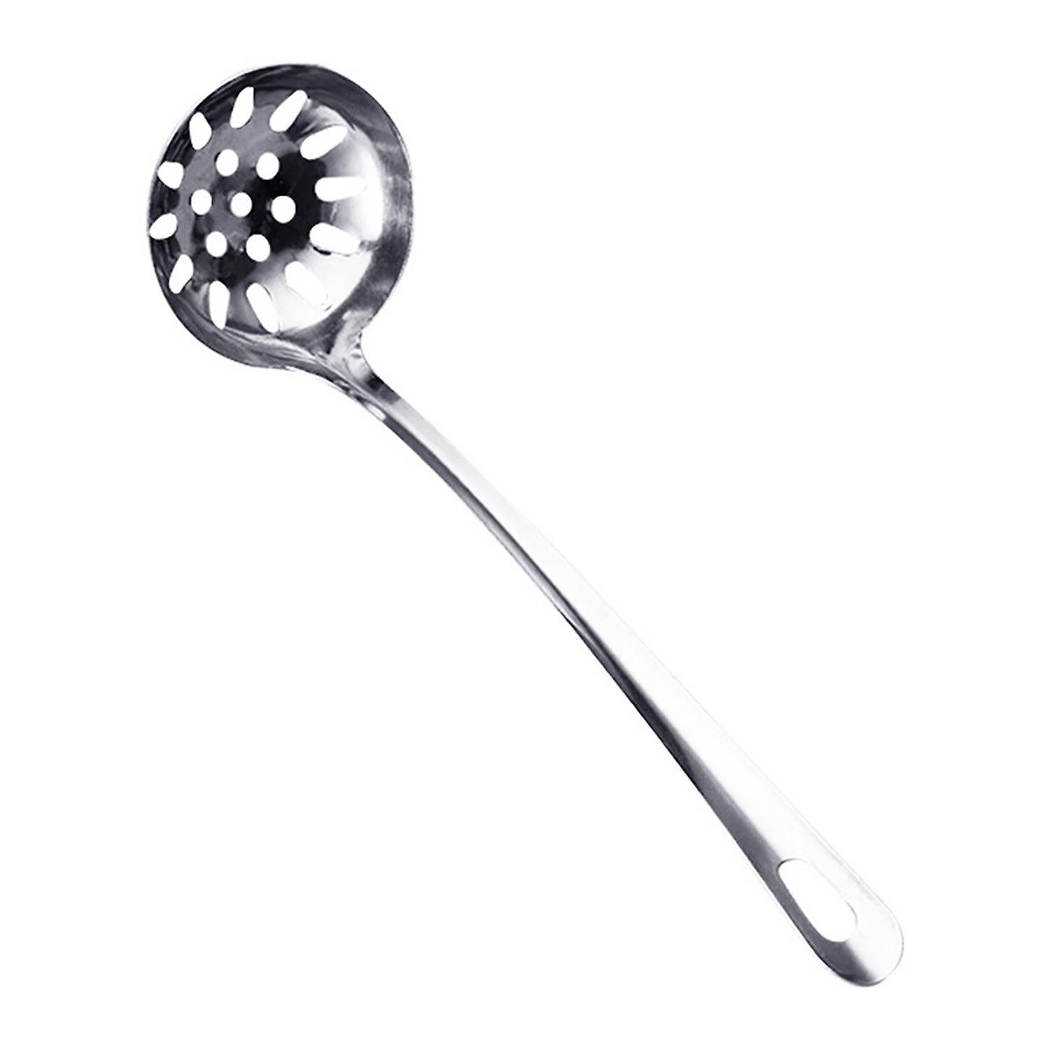 Soup Ladle Colander Spoon High Temperature Resistant Long Handle Hanging Hot Pot Scoop